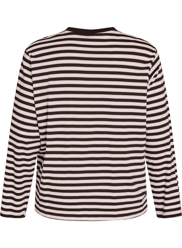 Basic t-shirt with long sleeves, 9991, Packshot image number 1