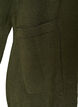 Long knitted cardigan in a viscose blend, Green, Packshot image number 3
