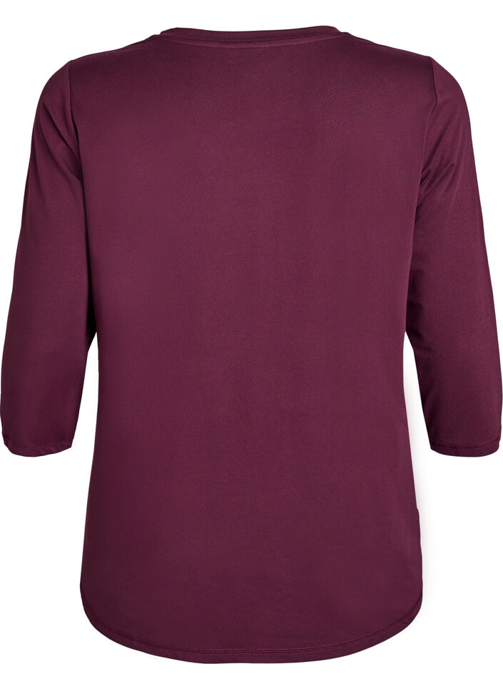 Workout top with 3/4 sleeves, Winetasting, Packshot