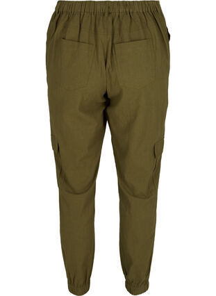 Linen trousers, Ivy green, Packshot image number 1