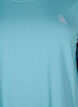 Workout top with 3/4 sleeves, Blue, Packshot image number 2
