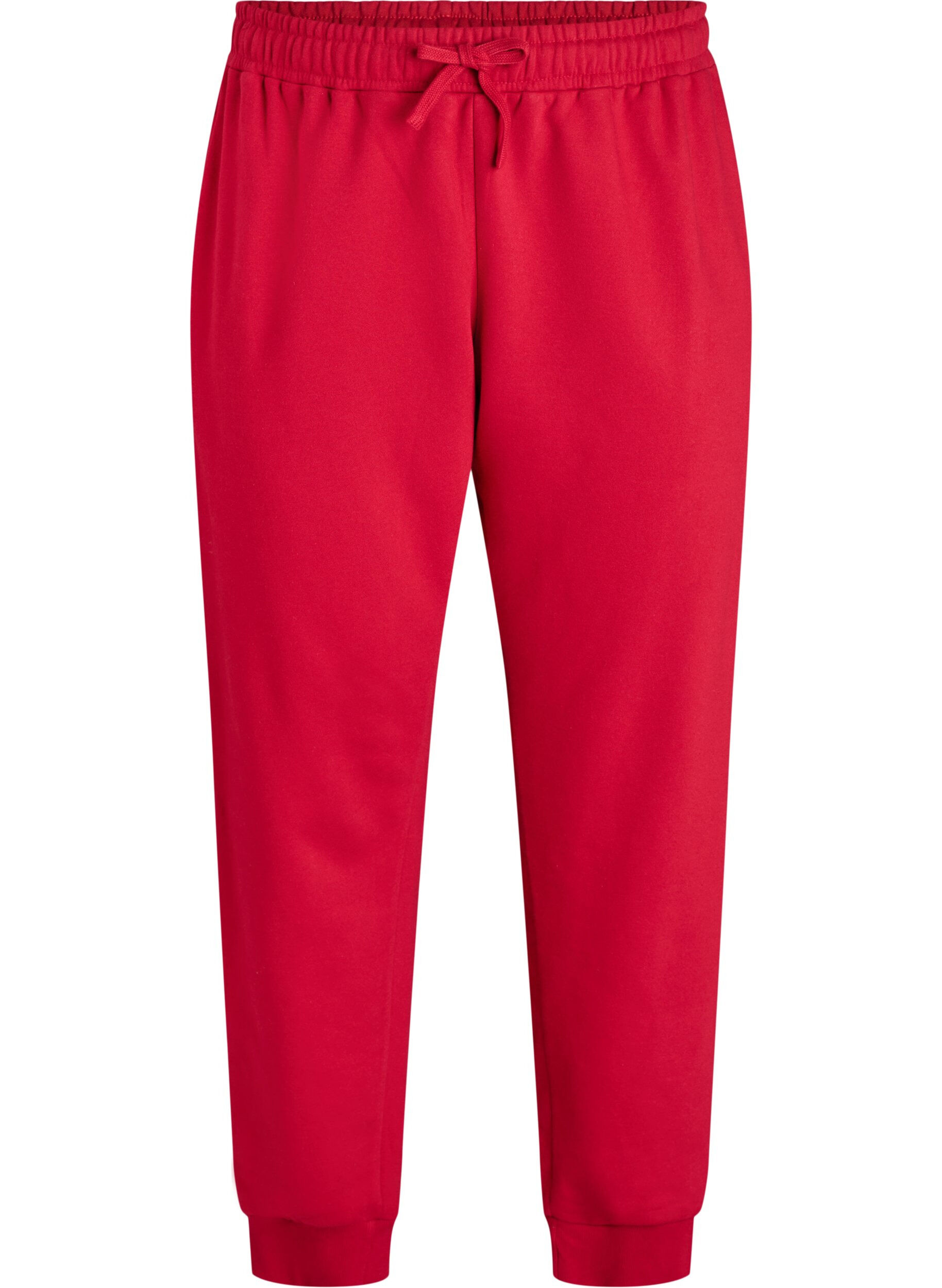 Zizzifashion High-waisted joggers, Red, Packshot image number 0