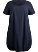 Short sleeve cotton dress, Blue, Packshot image number 0