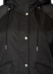 Padded parka with a detachable hood, Black, Packshot image number 2