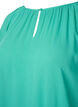 Viscose tunic with 3/4 sleeves, Turquoise, Packshot image number 2
