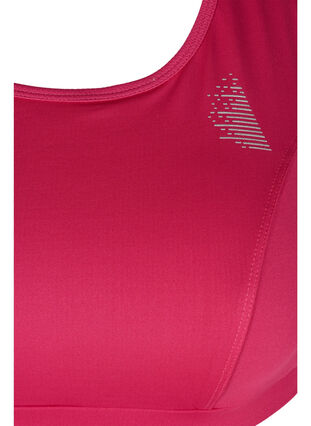 Sports top with a decorative details on the back, Pink Peacock, Packshot image number 2