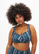 Printed bikini top, Tie Dye AOP, Model image number 0