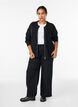 Knit cardigan with zip, Black, Model image number 1