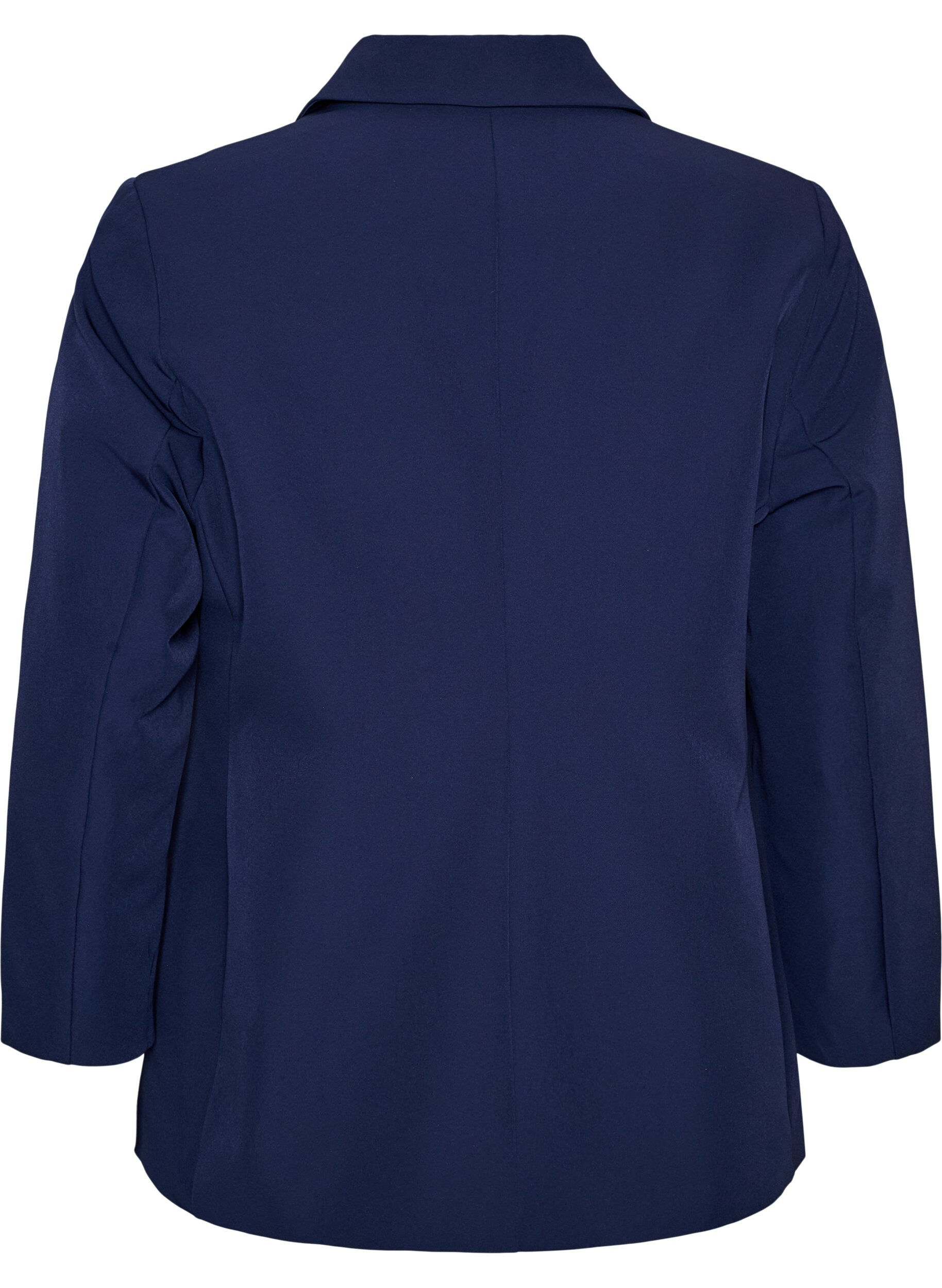 ZizzifashionClassic blazer with button fastening, Blue, Packshot image number 1