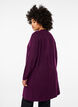 Long cardigan with pockets, Potent Purple Mel., Model image number 1