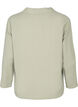 Cotton shirt with structured fit, Seagrass , Packshot image number 1