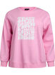 Sweatshirt with text print, Bubblegum, Packshot image number 0