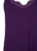 Viscose nightgown with lace trim, Purple, Packshot image number 2