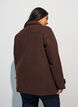 Short coat with double-breasted button closure, Brown, Model image number 2
