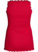 Top with lace trim, Red, Packshot image number 1