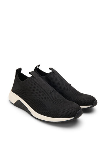 Wide fit slip-on sneaker, Black, Packshot image number 1