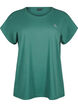 Solid-coloured workout T-shirt, Green, Packshot image number 0