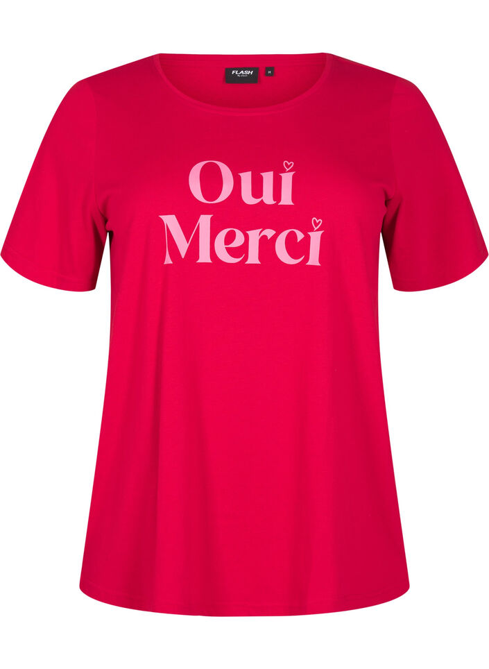 FLASH - T-shirt with motif, Red, Packshot image number 0