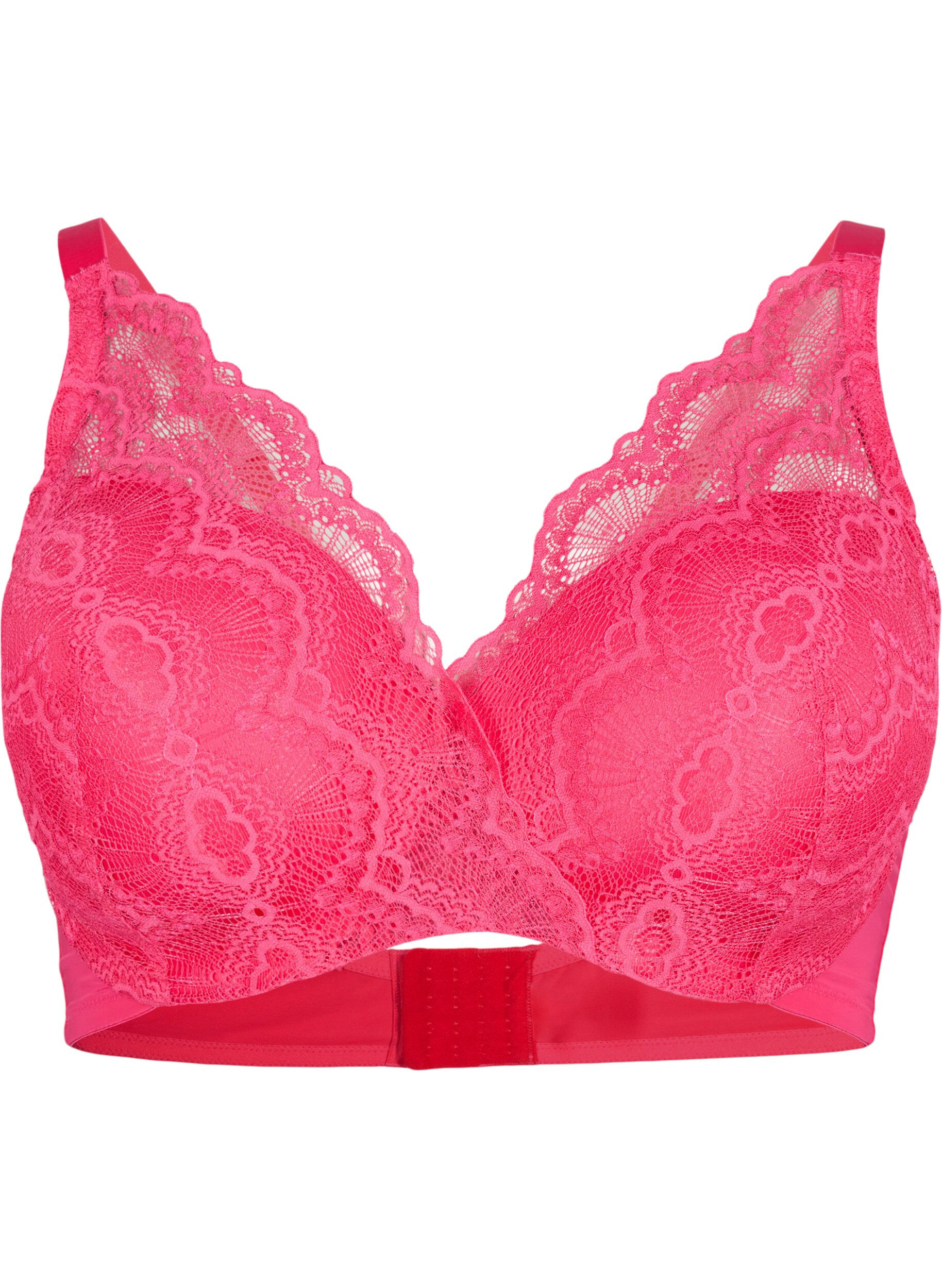 Zizzifashion Molded lace bra, Love Potion, Packshot image number 0