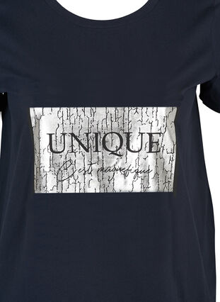 Short-sleeved t-shirt with a print, Night Sky, Packshot image number 2