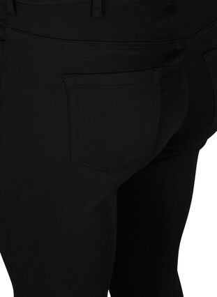 Stay black Amy jeans with a high waist, Black, Packshot image number 3