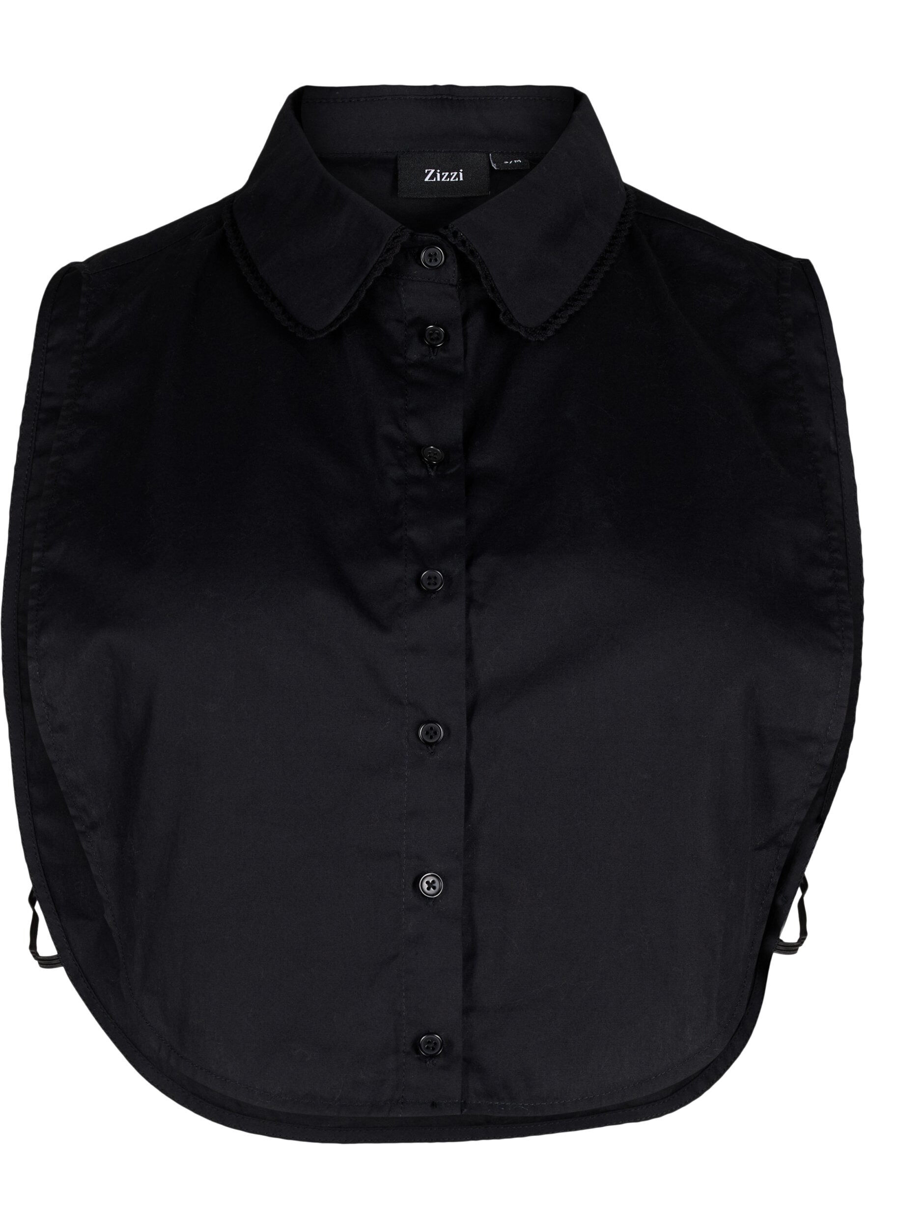 Zizzifashion Collar with lace ribbon, Black, Packshot image number 0