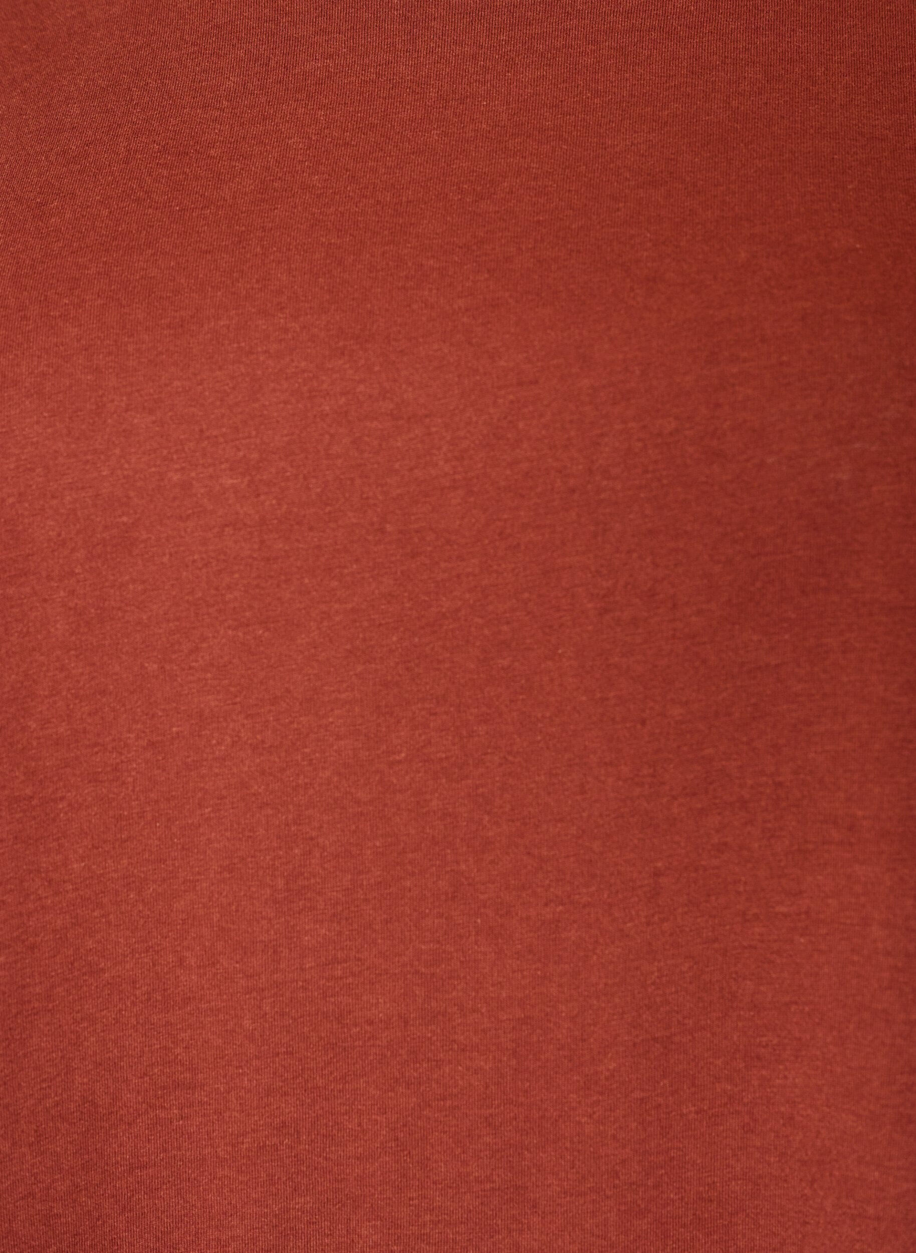 ZizzifashionShort-sleeved cotton blend T-shirt, Red, Packshot image number 2