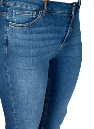 super slim, high-waisted Amy jeans, Blue denim, Packshot image number 2
