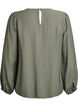 Long-sleeved viscose blouse, Green, Packshot image number 1