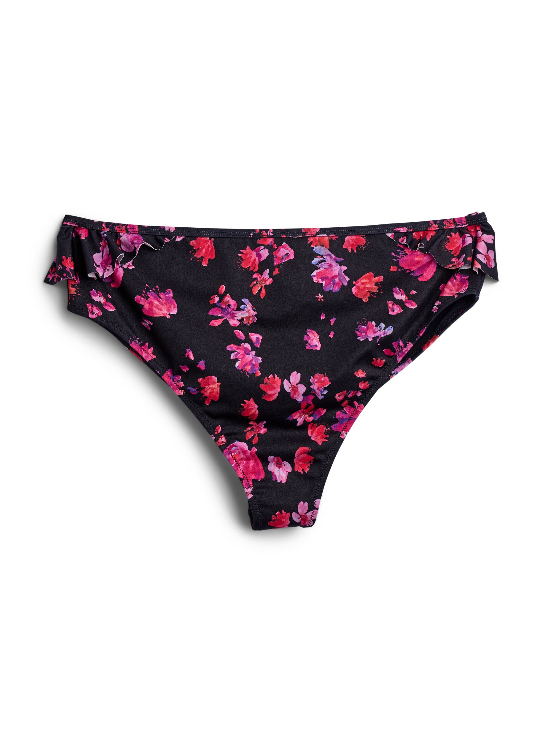 Floral brazilian bikini bottoms