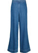 Wide-leg denim jeans with stripes, Blue, Packshot image number 1
