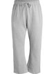 High-waisted sweatpants with brushed inside, Grey, Packshot image number 0