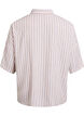 Striped shirt in linen and viscose, Beige, Packshot image number 1