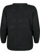 Melange v-neck pullover, Dark Grey Melange, Packshot image number 1