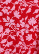 Short a-line dress with floral print, Red, Packshot image number 2