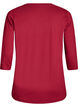 Sports top with 3/4 sleeves, Red, Packshot image number 1