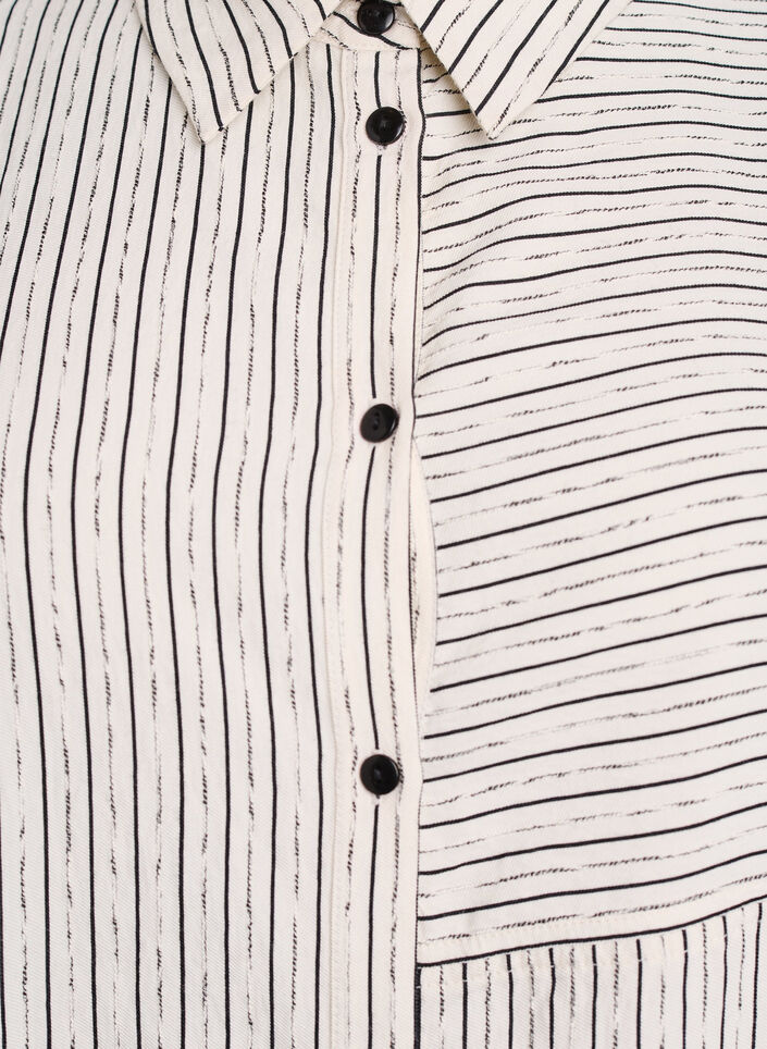 Shirt with striped pattern, White, Packshot image number 3