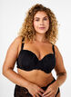 Moulded bra with rhinestone details, Black, Model image number 0