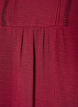 Blouse with V-neck and crochet band, Red, Packshot image number 2