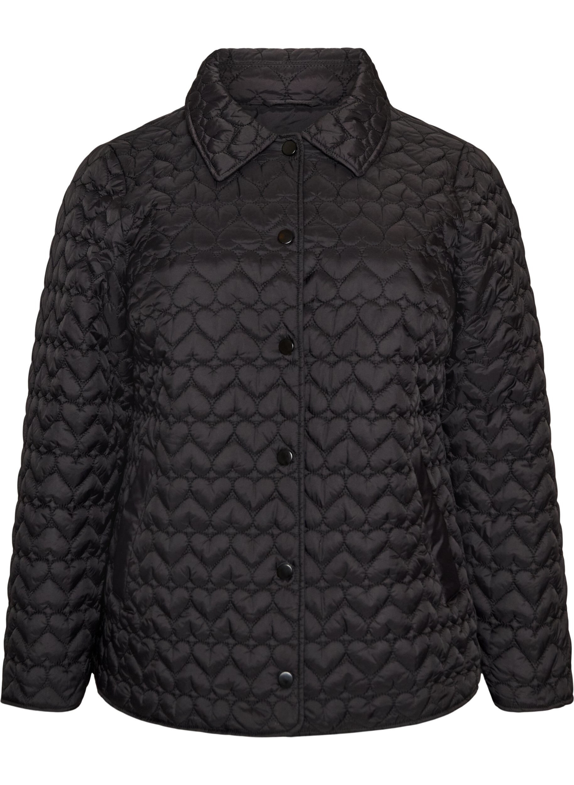 Lightly padded jacket with decorative quilting