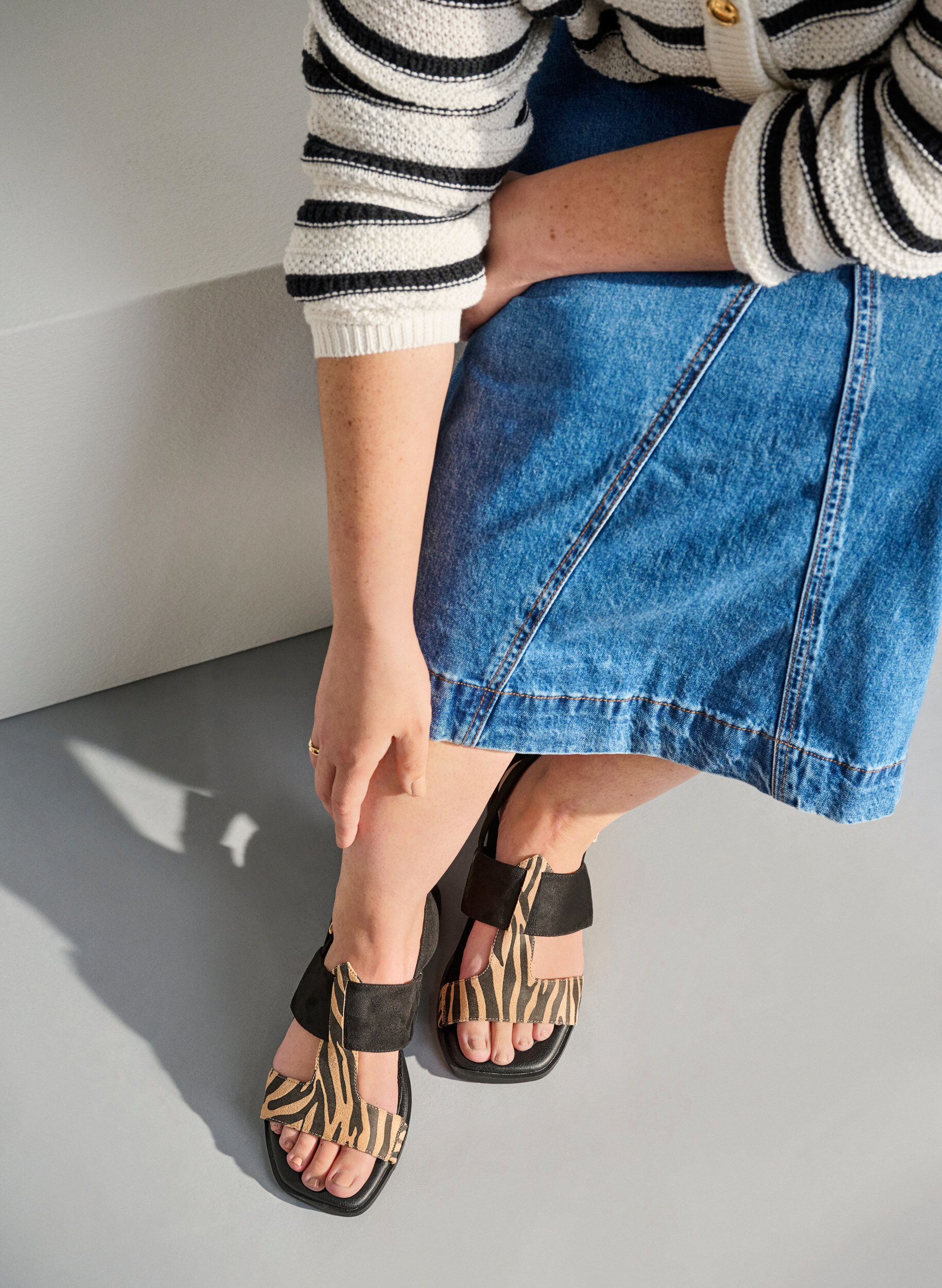 Wide fit - sandals with wide straps