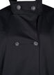 Water-repellent spring jacket with an A-line cut, Black, Packshot image number 2