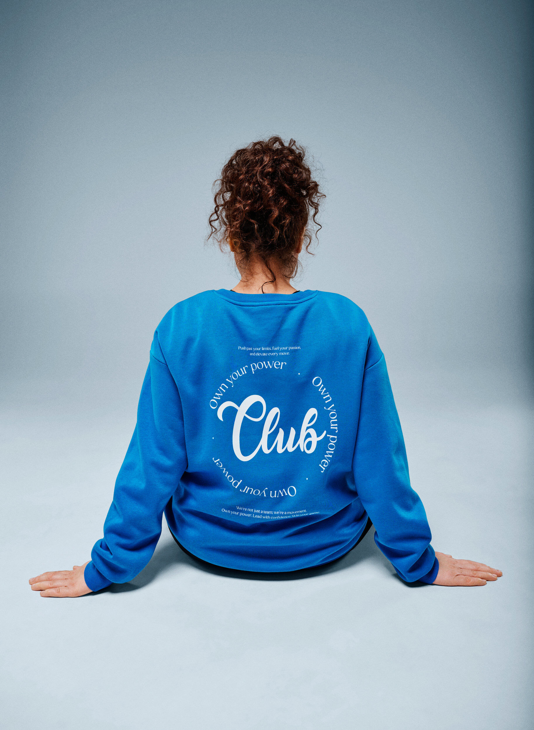 Sweatshirt with text print