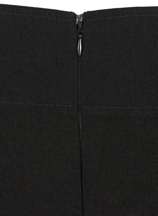 Pencil skirt with a zip, Black, Packshot image number 2