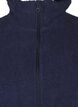 Terry bathrobe with a zipper, Navy Blazer, Packshot image number 2