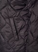 Quilted jacket with press studs and round neck, Black, Packshot image number 3