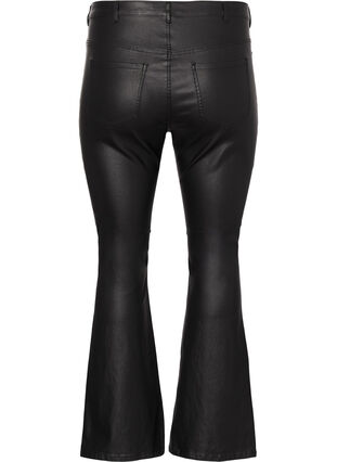 Coated Ellen jeans with bootcut, Black, Packshot image number 1