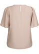 Blouse with short, wide sleeves, Beige, Packshot image number 1