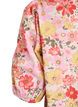 Floral blouse with eyelet embroidery and V-neck, Rose, Packshot image number 3