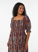 Summer dress in viscose with paisley print, Purple, Model image number 2